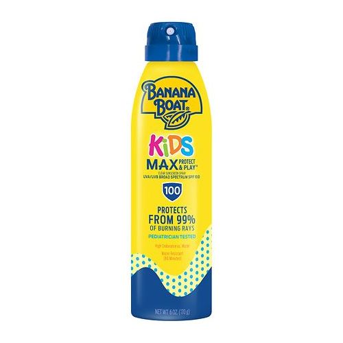 월그린 Walgreens Banana Boat Kids Max Protect & Play Continuous Spray Sunscreen, SPF 100