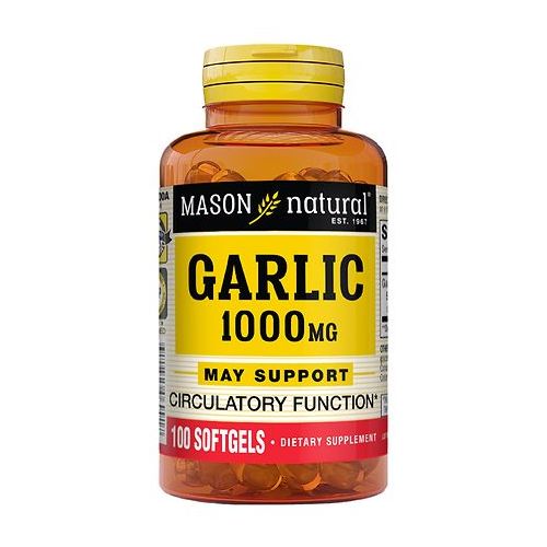 월그린 Walgreens Mason Natural Garlic Oil 1000, Softgels