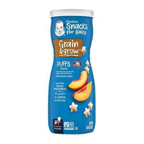 월그린 Walgreens Gerber Graduates Puffs Cereal Snack Peach