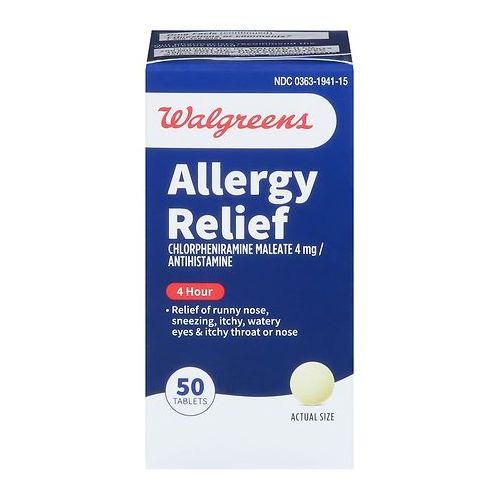 월그린 Walgreens Wal-Finate Allergy Relief Tablets