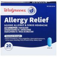 Walgreens Wal-Dryl Severe Allergy & Sinus Headache, Caplets