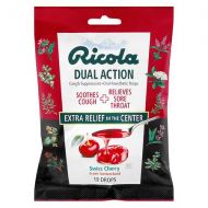 Walgreens Ricola Dual Action Cough SuppressantOral Anesthetic Drops Cherry