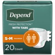 Walgreens Depend Incontinence Protection with Tabs, Maximum Absorbency, SM SmallMedium
