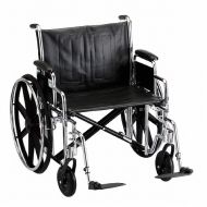 Walgreens Nova Wheelchair Detachable Desk Arms, Swing Away Footrests 24 inch