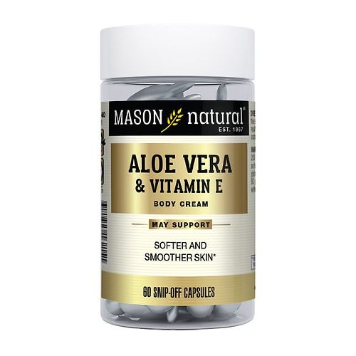 월그린 Walgreens Mason Natural Aloe Vera & Vitamin E, Snip-Capsules