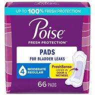 Walgreens Poise Incontinence Pads, Moderate Absorbency Regular Length