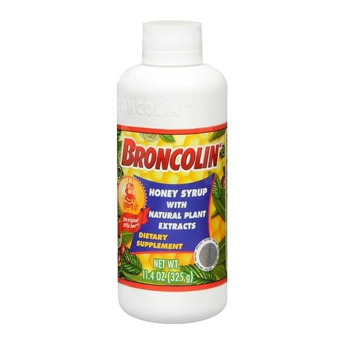월그린 Walgreens Broncolin Honey Syrup Dietary Supplement, Regular