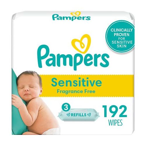 월그린 Walgreens Pampers Stages Sensitive Baby Wipes Unscented, 3
