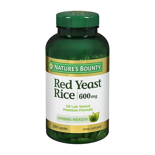 월그린 Walgreens Natures Bounty Red Yeast Rice 600 mg Dietary Supplement Capsules