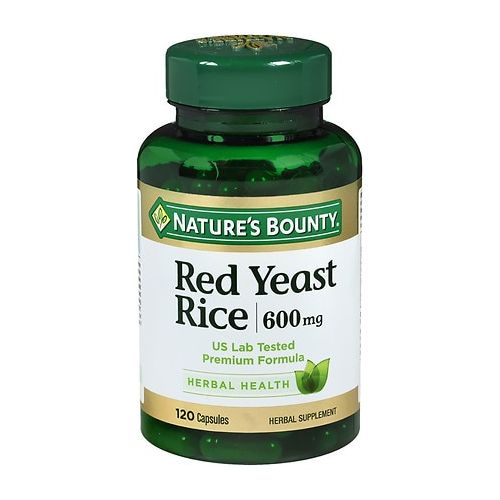 월그린 Walgreens Natures Bounty Red Yeast Rice 600 mg, Capsules