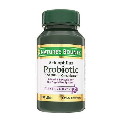 월그린 Walgreens Natures Bounty Probiotic Acidophilus Dietary Supplement Tablets
