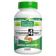 Walgreens Botanic Choice Vitamins for Hair Formula Dietary Supplement Tablets