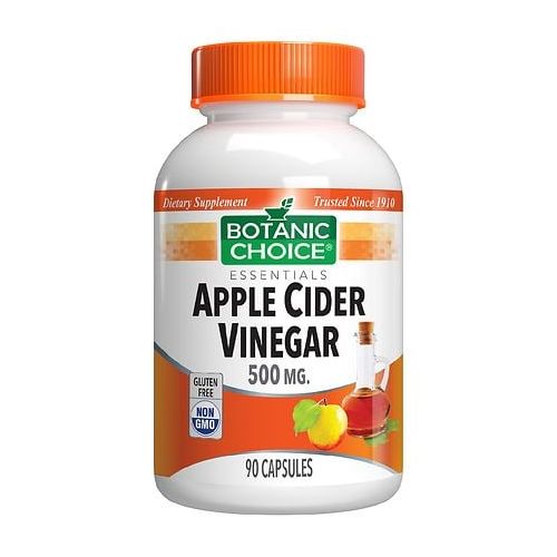 월그린 Walgreens Botanic Choice Apple Cider Vinegar 500 mg Dietary Supplement Capsules