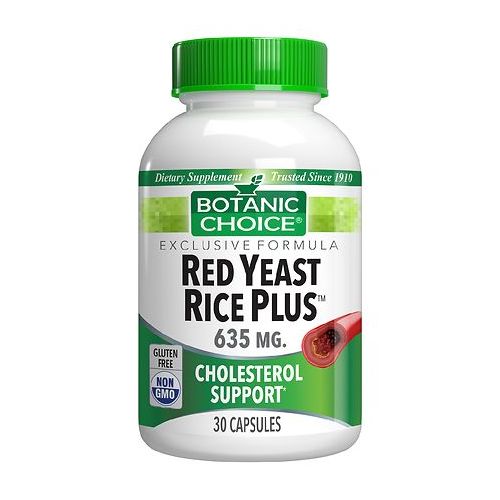 월그린 Walgreens Botanic Choice Red Yeast Rice Plus Dietary Supplement Capsules