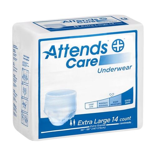 월그린 Walgreens Attends Care Underwear White,White