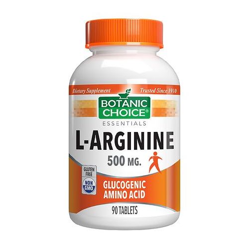 월그린 Walgreens Botanic Choice L-Arginine 500 mg Dietary Supplement Tablets