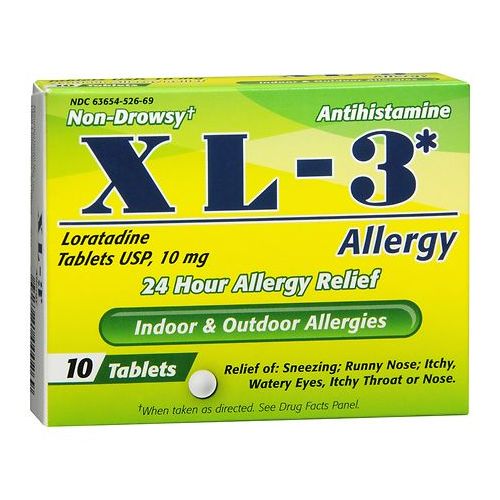월그린 Walgreens XL-3 Allergy Tablets