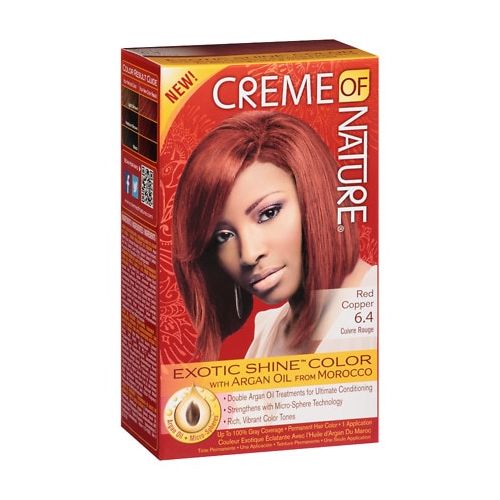 월그린 Walgreens Creme Of Nature Nourishing Permanent Hair Color Kit Red Copper