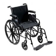 Walgreens Drive Medical Cruiser lll Wheelchair 20 inch with Flip Back Desk Arms Swing Footrest