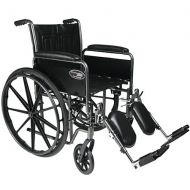 Walgreens Everest & Jennings Travelers SE Steel Wheelchair with Removable Arms and Elevating Legrest 18 Inch