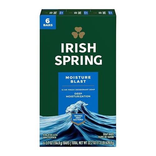 월그린 Walgreens Irish Spring Deodorant Bath Bars Moisture Blast