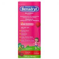 Walgreens Benadryl Childrens Allergy Liquid Cherry
