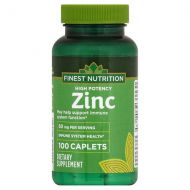 Walgreens Finest Nutrition Zinc 50mg, Tablets