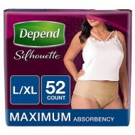 Walgreens Depend Silhouette Incontinence Underwear for Women, Maximum Absorbency, LargeExtra Large Beige