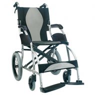 Walgreens Karman 16 inch Ultra Lightweight Transport Wheelchair with Companion Hill Brakes