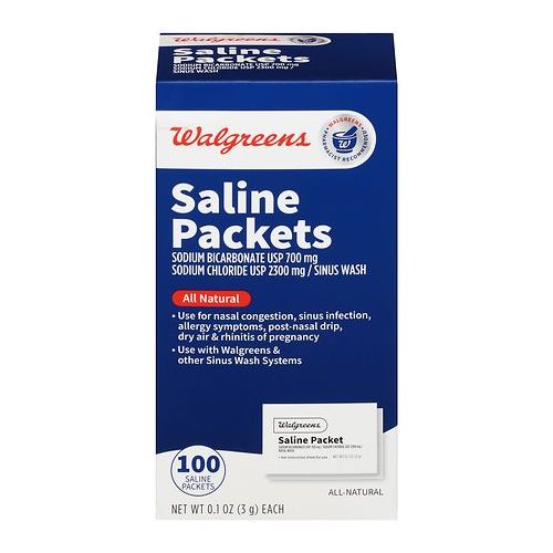 월그린 Walgreens Saline Packet Refills