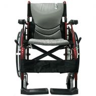Walgreens Karman 16in Seat Ultra Lightweight Ergonomic Wheelchair Red