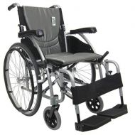 Walgreens Karman 18in Seat Ultra Lightweight Ergonomic Wheelchair Silver