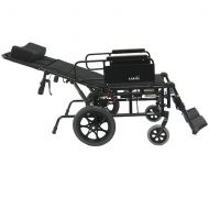 Walgreens Karman 22in Seat Lightweight Reclining Transport Wheelchair