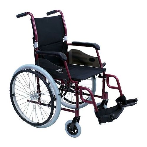 월그린 Walgreens Karman 18 in Seat Ultra Lightweight Wheelchair Burgundy