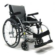 Walgreens Karman 18in Seat Ergonomic Wheelchair Silver
