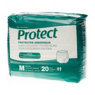 Walgreens Medline Protect Extra Protective Underwear Moderate Medium White