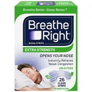 Walgreens Breathe Right Nasal Strips, Extra Clear for Sensitive Skin
