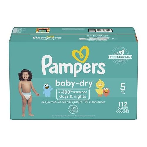 월그린 Walgreens Pampers Baby Dry Diapers Size 5