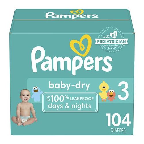 월그린 Walgreens Pampers Baby Dry Diapers Size 3