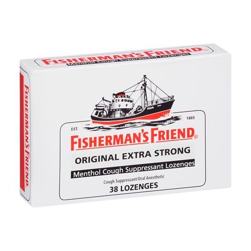 월그린 Walgreens Fishermans Friend Extra Strong Menthol Cough Suppressant Lozenges Original