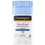 Walgreens Neutrogena UltraSheer Face & Body Stick Sunscreen, SPF 70
