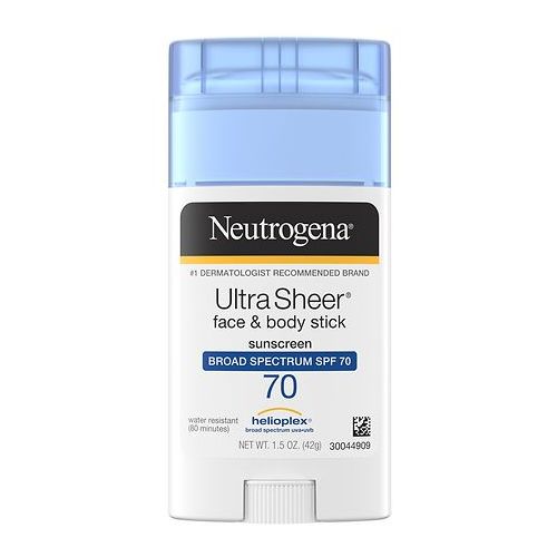 월그린 Walgreens Neutrogena UltraSheer Face & Body Stick Sunscreen, SPF 70