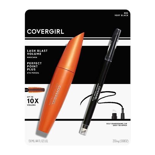 월그린 Walgreens CoverGirl LashBlast Volume Mascara & Perfect Point Pencil Very Black