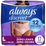 Walgreens Always Discreet Incontinence Underwear, Maximum Absorbency, Large Large