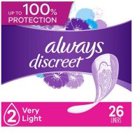 Walgreens Always Discreet Incontinence Liners, Very Light Absorbency Regular