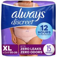 Walgreens Always Discreet Incontinence Underwear, XL Maximum X-Large