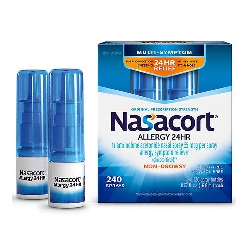 월그린 Walgreens Nasacort Allergy 24 Hour Spray 240 Sprays