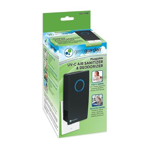 월그린 Walgreens Germ Guardian Elite Pluggable UV-C Air Sanitizer & Deodorizer Black