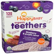 Walgreens Happy Baby Gentle Teethers Organic Teething Wafers Blueberry & Purple Carrot