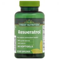 Walgreens Finest Nutrition Resveratrol 500mg Extra Strength, Softgels